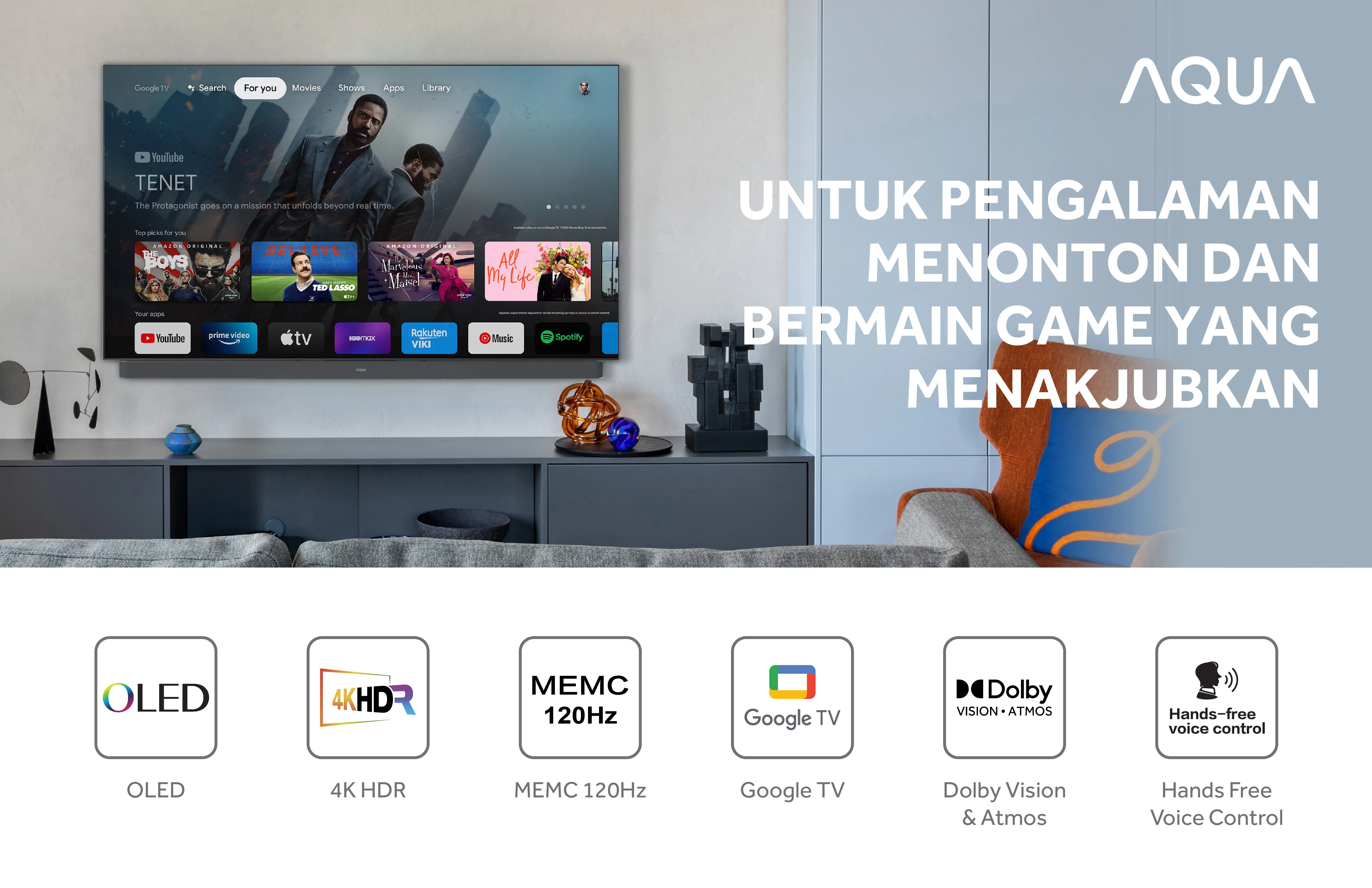 Smart TV AQUA Elektronik AQT65C900UX